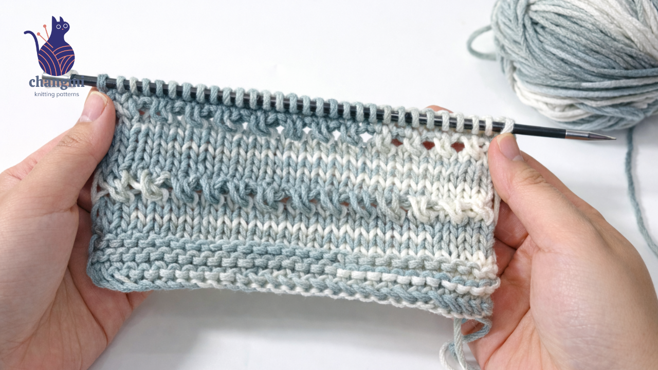 VERY EASY Knitting Pattern for Beginners!⚡️Knitting Stitch for Baby Blanket & Bag