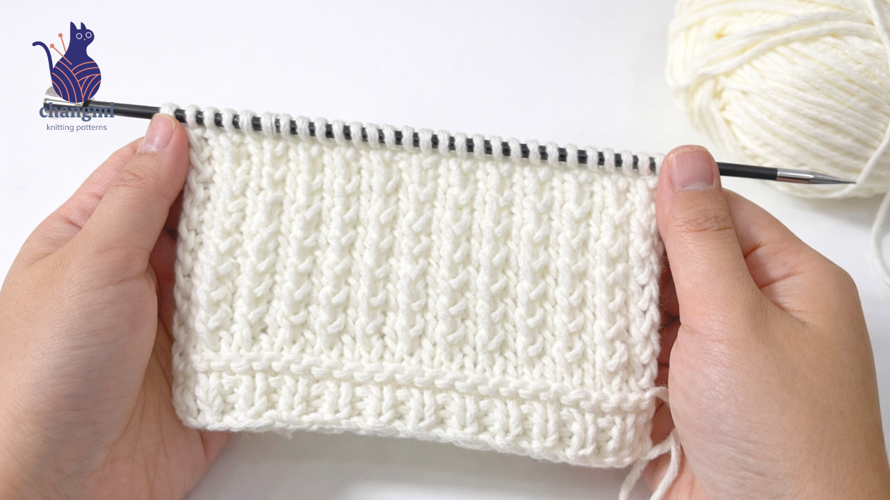 SUPER EASY & FAST Knitting Pattern for Beginners! 🤍 Knitting Stitch for Baby Blanket, Hat & Scarf