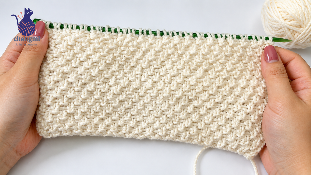 VERY EASY & MODERN Knitting Pattern for Beginners! 💫 Knitting Stitch for Scarf & Blanket.