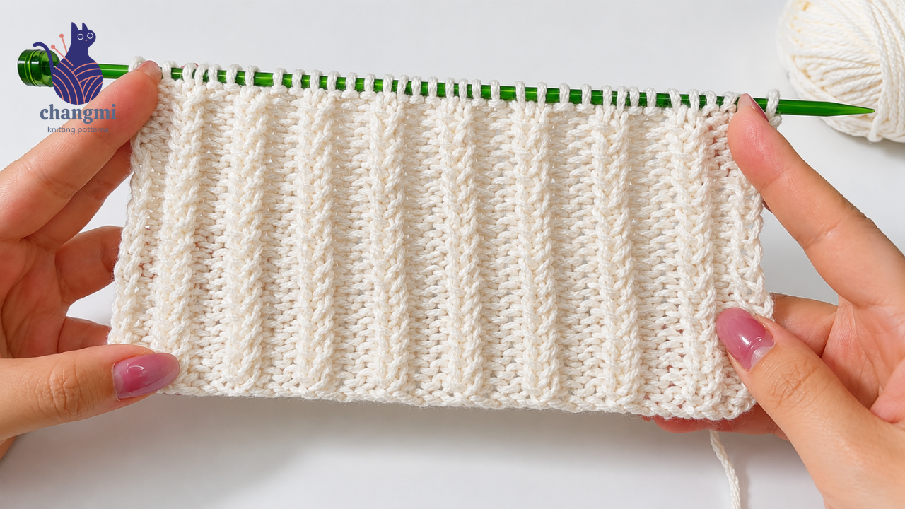 SUPER EASY & CHIC Knitting Pattern for Beginners! 🎀 Beautiful Knitting Stitch for Scarf & Hat.