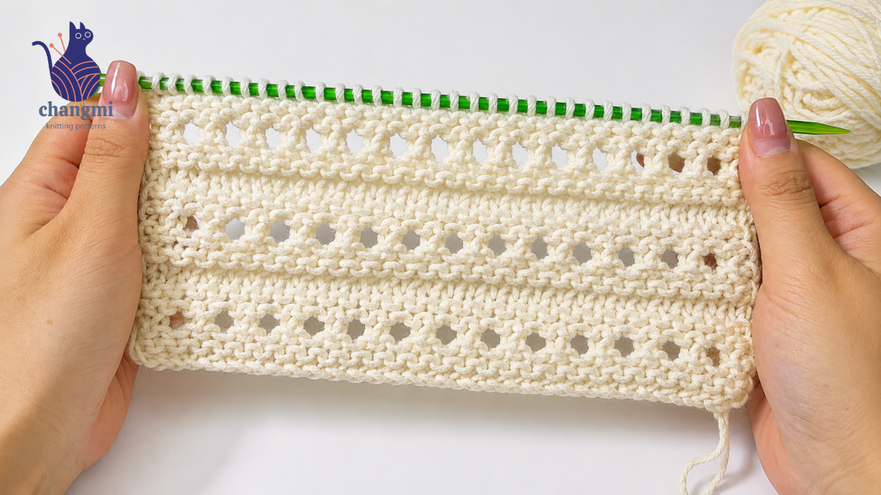 UNUSUAL, SO EASY & LOVELY Knitting Pattern for Beginners! ❤️ Blanket Stitch